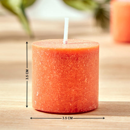Home Decor Luxury Srawberry Scented Smokeless Decorated Wax Votive Candles Candle (Pack OF 1)