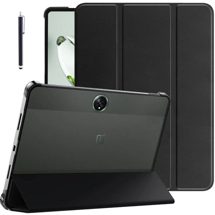 OnePlus Pad Go Cover Case, Trifold Flip Case Cover for OnePlus Pad GO 11.35 inch with Translucent Back [Support Auto Sleep Wake]