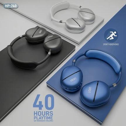 UBON HP-740 Beast Wireless Headphone: Experience 40 Hours of Real Stereo Sound and Comfort
