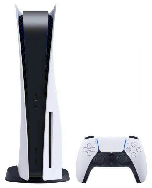 Sony Play Station 5 Gaming Console (PS5)- Refurbished ( Disc Edition, Superb, 1 TB, White) (PreLoaded Games)