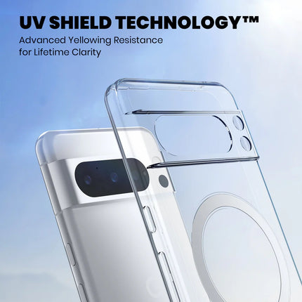 Anti-Yellow Magsafe Clear Case Google Pixel 8 Pro