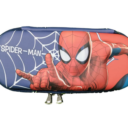 Spider Man Pouch Multipurpose Avengers Jumbo Pencil/Pen Pouch and Pencil EVA Hardtop Pouch Bag Case for School Supplies for Kids Pouch for Boys Birthday Gift for Kids (Mini Jumbo)