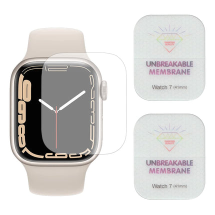 Unbreakable Screen Protector Hydrogel Membrane Compatible with Apple iWatch 9 41mm | Edge to Edge Coverage with Easy Installation Kit(Set of 1)