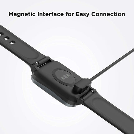 FIRE BOLTT Smartwatch USB All Type Charging Charger Compatible with Boat, Fire Boltt, Noise, Dizo, beatXP, Fast-Track & All 2 Pin Charger Watches (Cable Only)