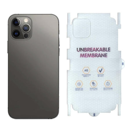 Humpy Case Back Screen Protector for iPhone 11 Pro Max Unbreakable Membrane Scratch Guard Transparent TPU Full Fit Protective, Case Friendly, Compatible with iPhone 11 Pro Max