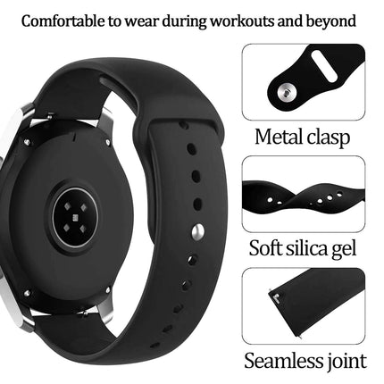 Humpy Case Watch Strap Silicone Belt 18-19mm Compatible with Boat Ultima Prism Smartwatch Sports Band