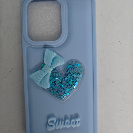 Girls back cover_Glitter cover_Girls Fancy soft case_Sweet Heart cover