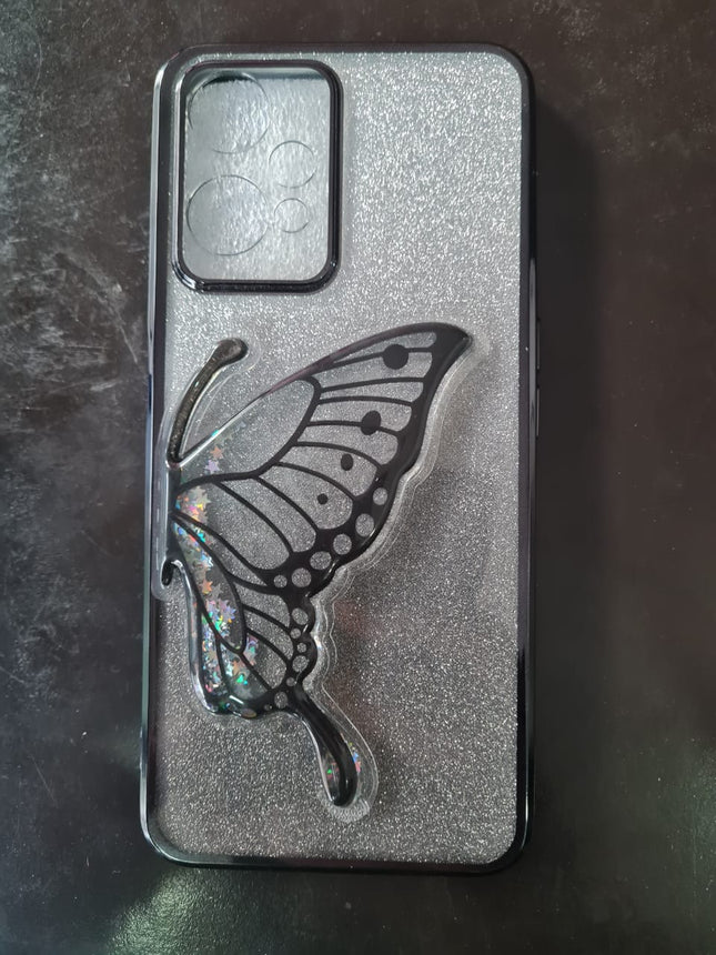 Luxury Glitter Cute Butterfly Plating Soft TPU