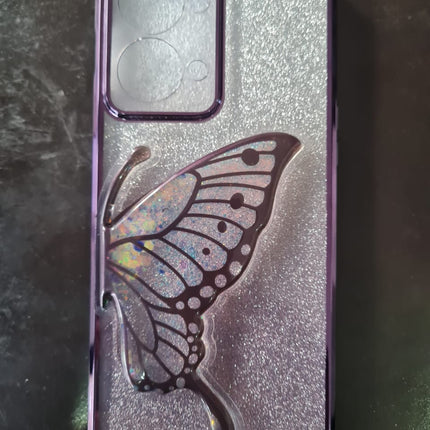 Luxury Glitter Cute Butterfly Plating Soft TPU