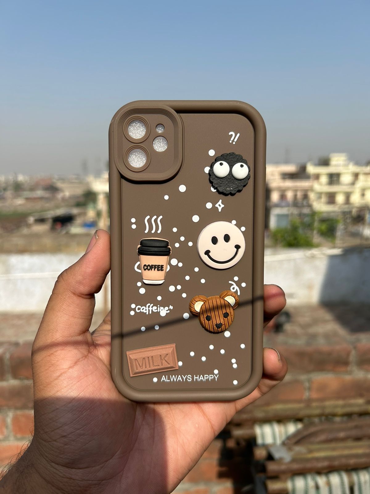 Humpy Case Cute 3D Bear Coffee Phone Case For iPhone Soft Shockproof Protective Cover Humpy Case Cute 3D Bear Coffee Phone Case For iPhone Soft Shockproof Protective Cover