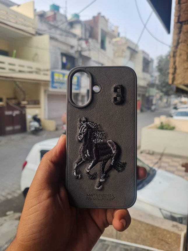 Santa Barbara Polo & Racquet Club ® Leather Boris Case Apple iPhone 16