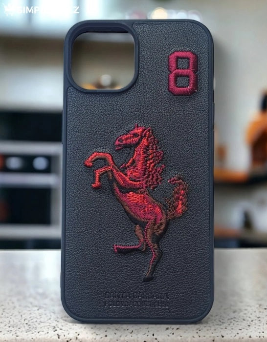 Santa Barbara Polo &Racquet Club ® Leather Boris Case Apple iPhone Series Black